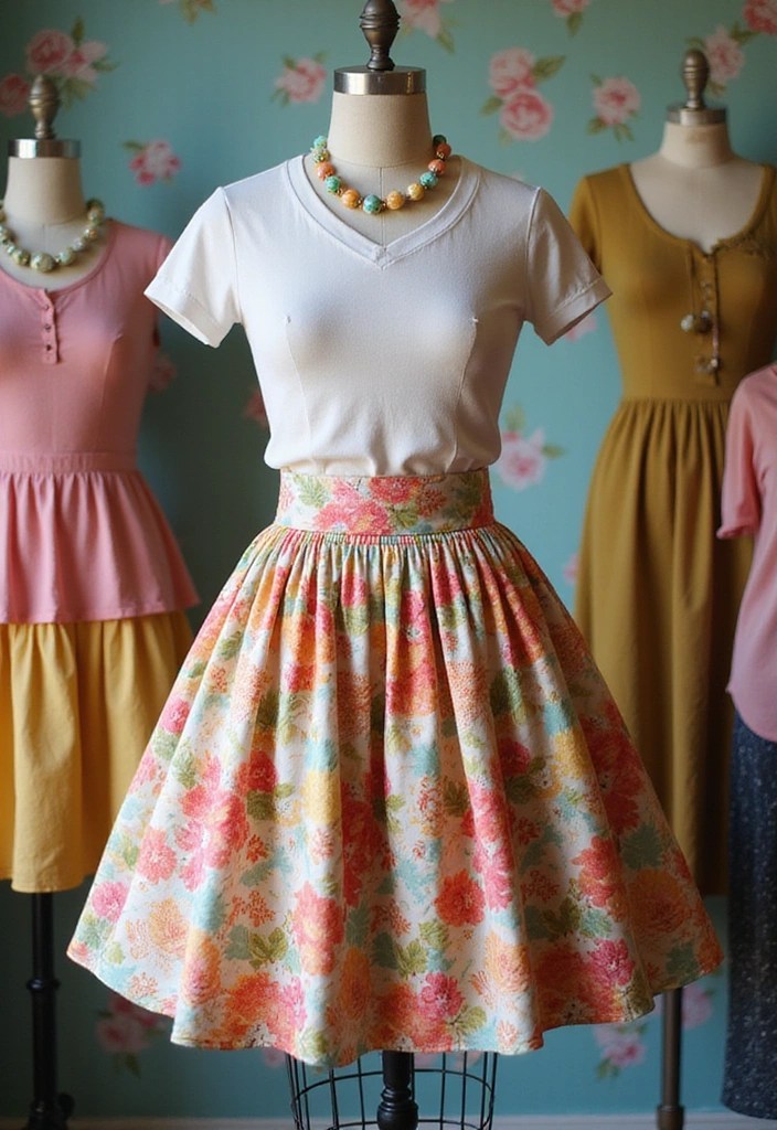10 Timeless Vintage Style Inspirations That’ll Make You Want to Raid Your Grandma's Closet! - 5. The Chic A-Line Skirt