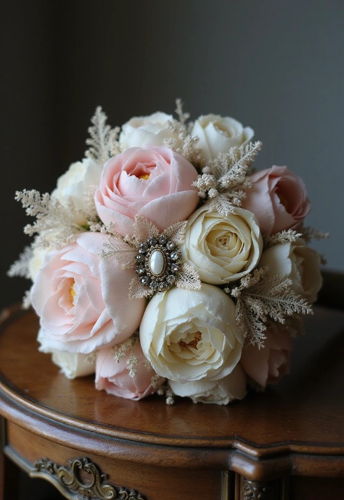10 Unique Bridal Bouquets That Will Make You Say 'I Do' to Fresh Flowers! - 6. Vintage-Inspired Bouquets