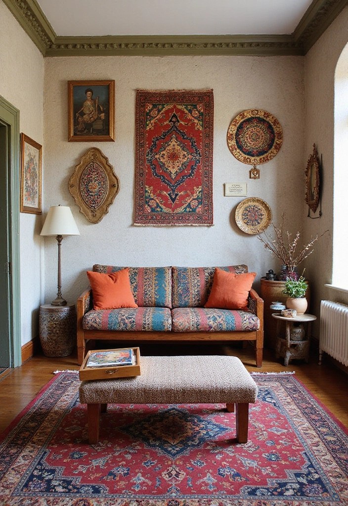 12 Bohemian Home Decor Ideas That'll Make You Feel Like You're in a Cozy Oasis! - 11. Global Influences and Ethnic Patterns