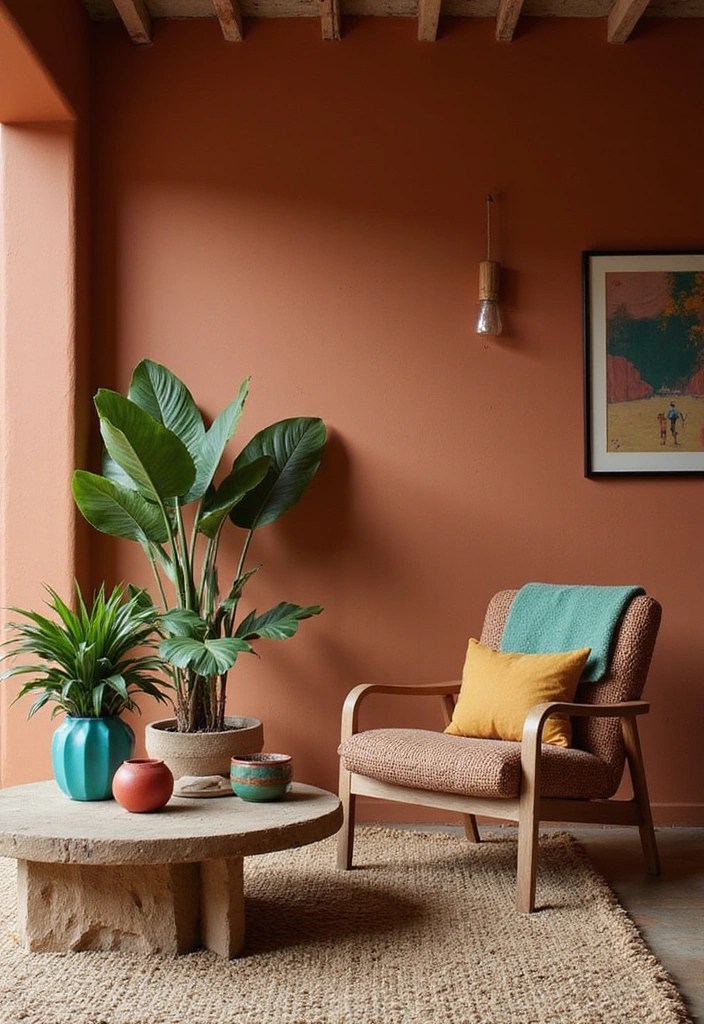 12 Bohemian Home Decor Ideas That'll Make You Feel Like You're in a Cozy Oasis! - 5. Embrace Earthy Color Palettes