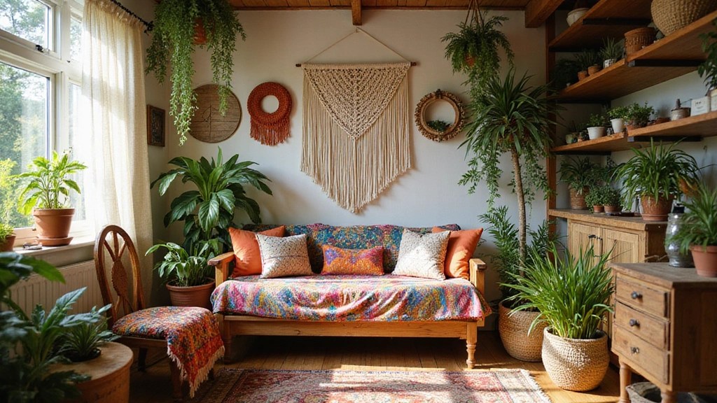 12 Bohemian Home Decor Ideas That’ll Make You Feel Like You’re in a Cozy&nbsp;Oasis!