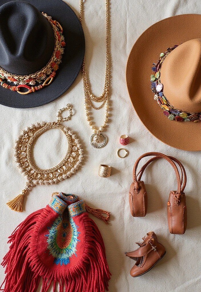 12 Boho Chic Outfits That Will Make You Stand Out This Season (You Won't Believe #5!) - 8. Statement Accessories