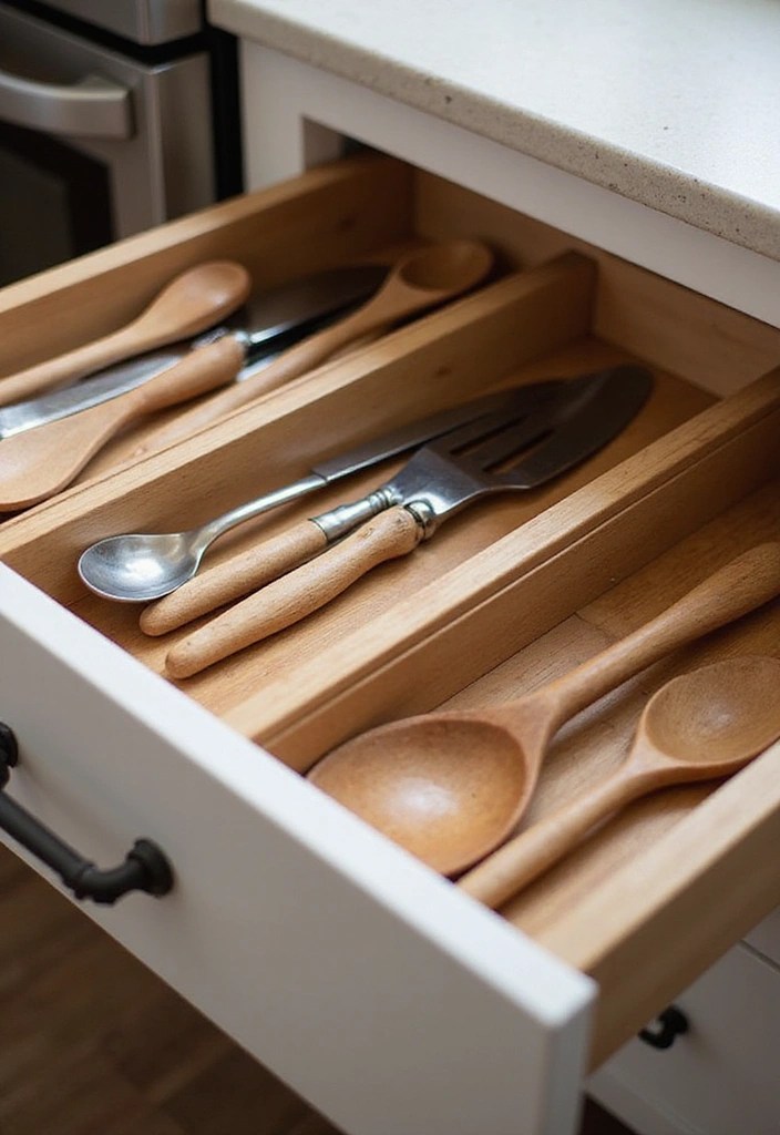 13 Modern Kitchen Organization Hacks That'll Transform Your Space Instantly! - 2. Drawer Organizers for Utensils and Gadgets