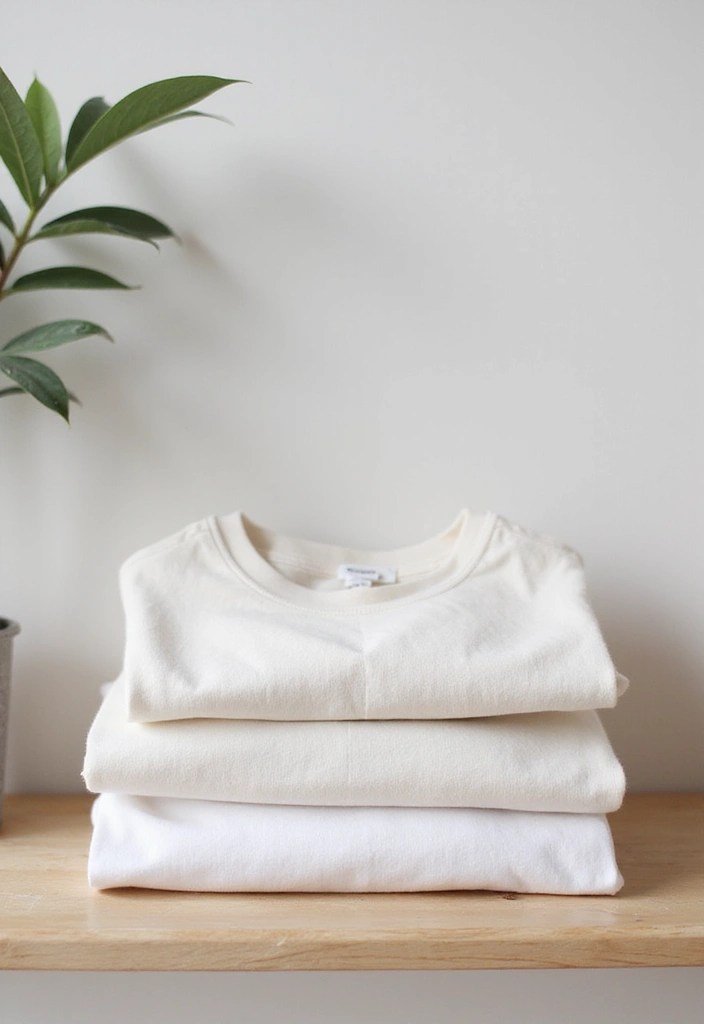 14 Minimalist Wardrobe Essentials You Need to Declutter Your Closet Now! - 5. Simple T-Shirts