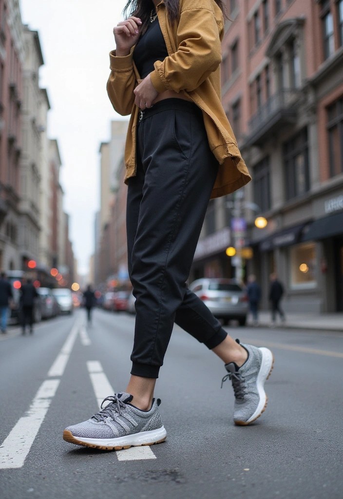 15 Athleisure Looks That Will Make You Look Chic While Crushing Your Workout! - 8. Elevated Footwear
