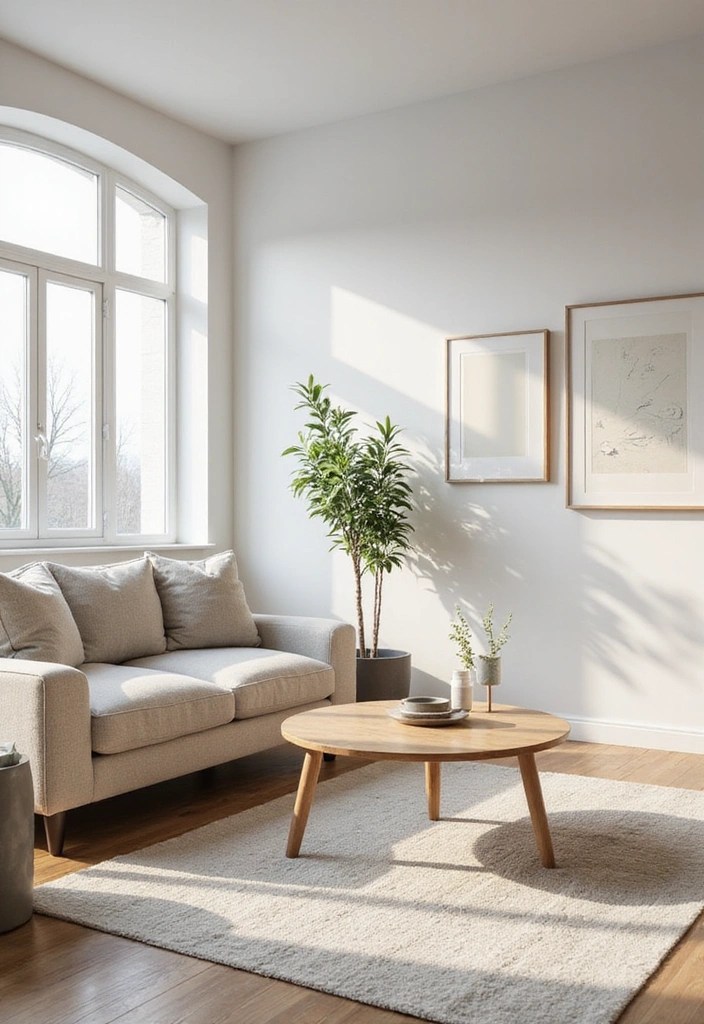 15 Cozy Living Room Aesthetics That'll Make You Never Want to Leave! (You Won't Believe #7!) - 3. Minimalist Serenity