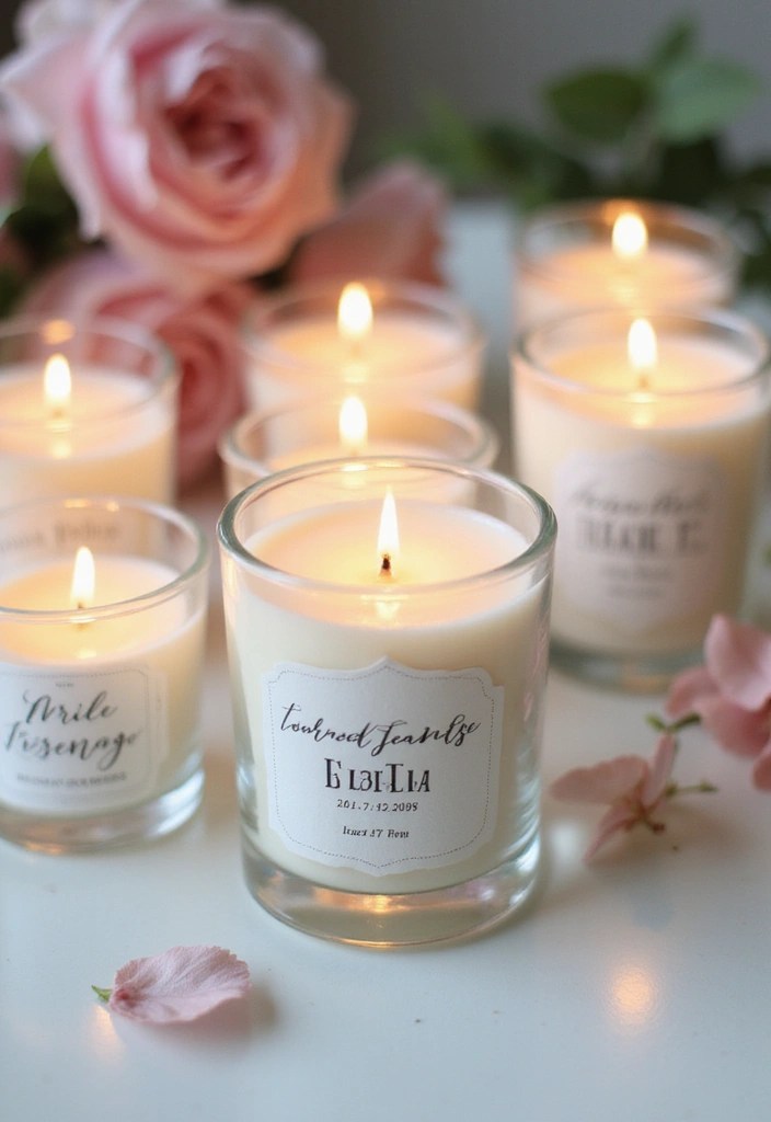 15 Creative DIY Wedding Favors That Your Guests Will Adore (You Won't Believe #8!) - 4. Customized Candles