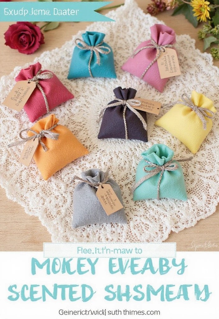 15 Creative DIY Wedding Favors That Your Guests Will Adore (You Won't Believe #8!) - 8. Scented Sachets
