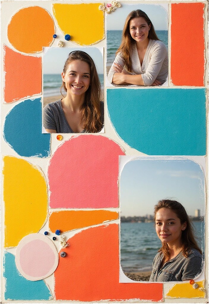 15 Mind-Blowing Scrapbooking Techniques You Didn't Know Existed (Prepare to Be Inspired!) - 11. Color Blocking