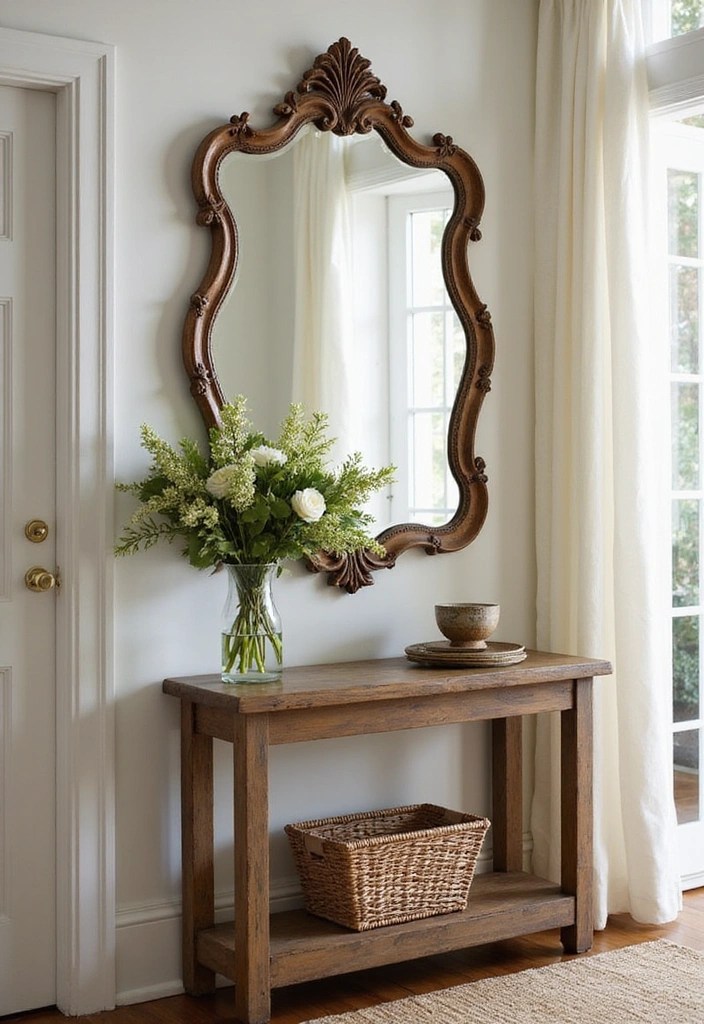 15 Must-Have Farmhouse Style Accents That Will Transform Your Home into a Cozy Retreat! - 8. Vintage Mirrors
