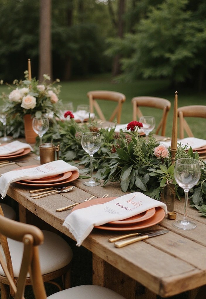 15 Stunning Bohemian Wedding Decor Ideas to Make Your Big Day Unforgettable! - 13. Earthy Color Palette