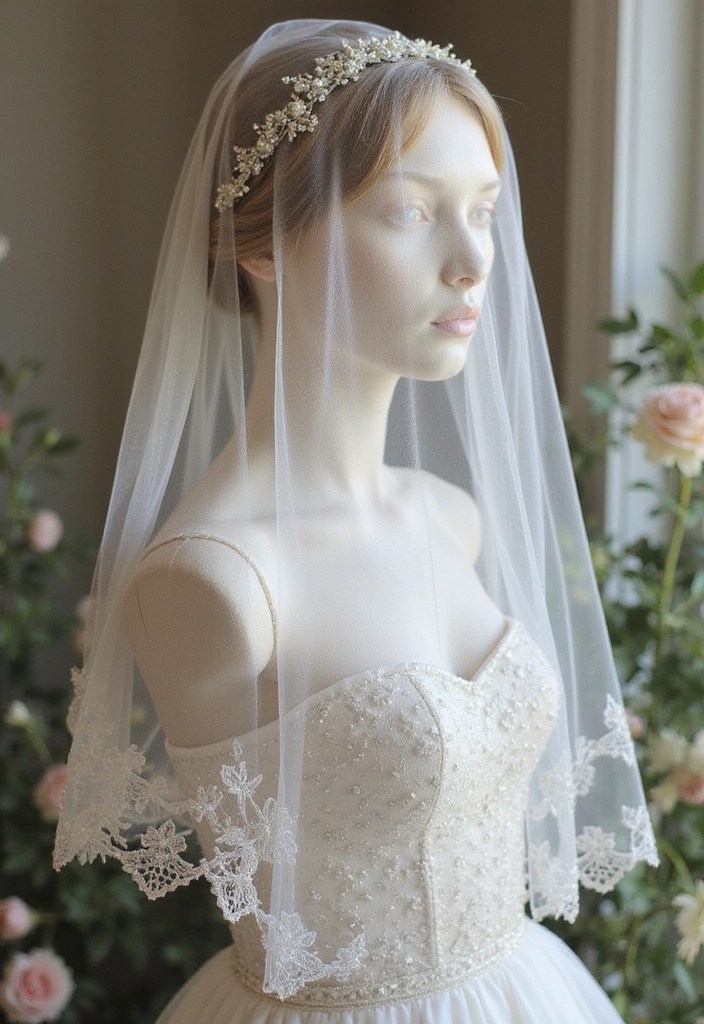 15 Stunning DIY Wedding Crafts That'll Make Your Big Day Unforgettable! - 12. Bridal Veil or Headpiece