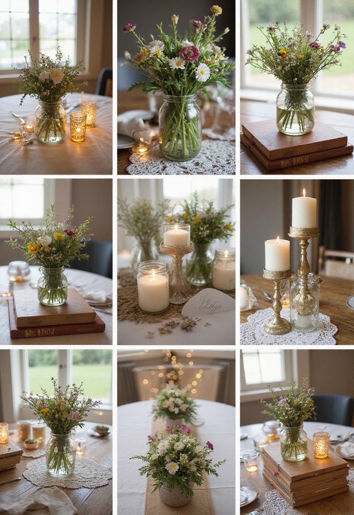 15 Stunning DIY Wedding Crafts That'll Make Your Big Day Unforgettable! - 2. DIY Centerpieces