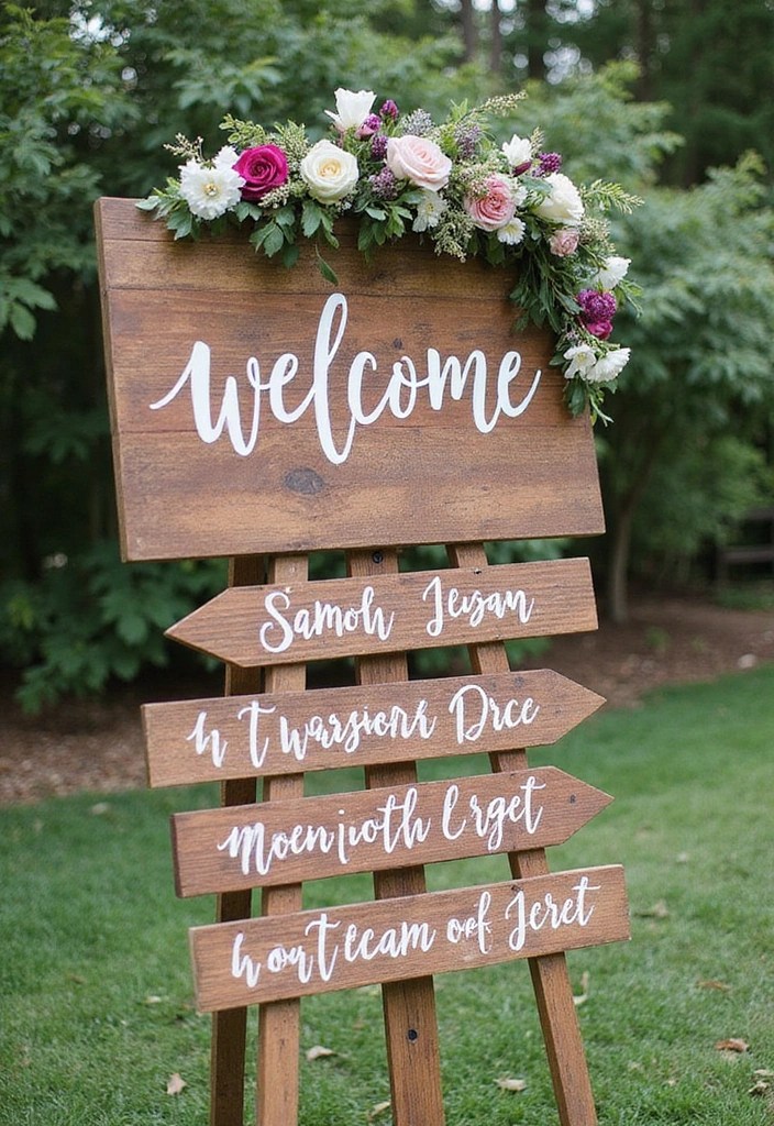15 Stunning DIY Wedding Crafts That'll Make Your Big Day Unforgettable! - 4. Wedding Signage