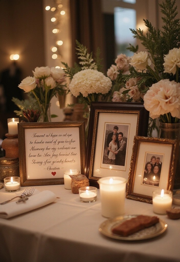 15 Stunning DIY Wedding Crafts That'll Make Your Big Day Unforgettable! - 5. Memory Table