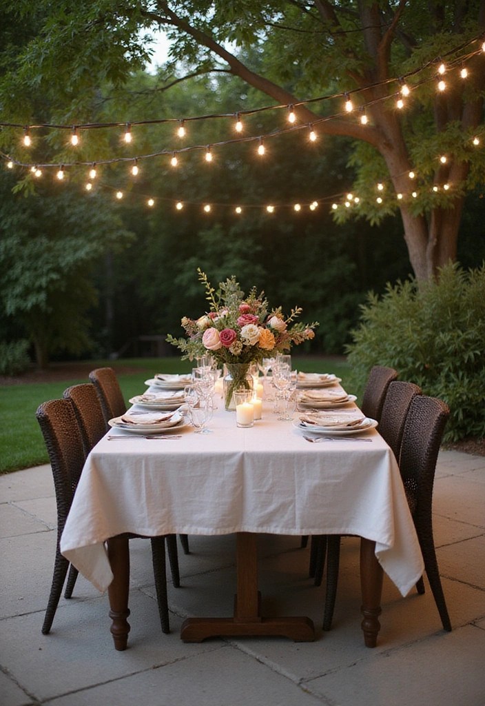 15 Stunning Outdoor Patio Styling Ideas That Will Make You Want to Live Outside! - 2. Elegant Dining Setup