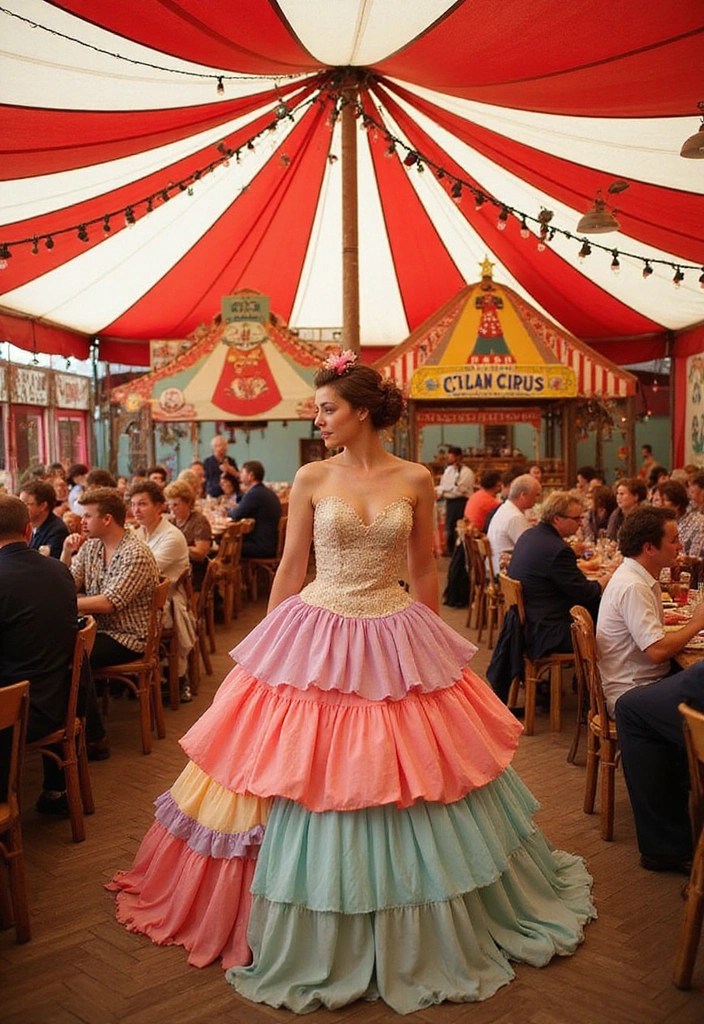 21 Enchanting Vintage Wedding Themes That Will Leave Your Guests Breathless (You Won't Believe #14!) - 15. Vintage Circus