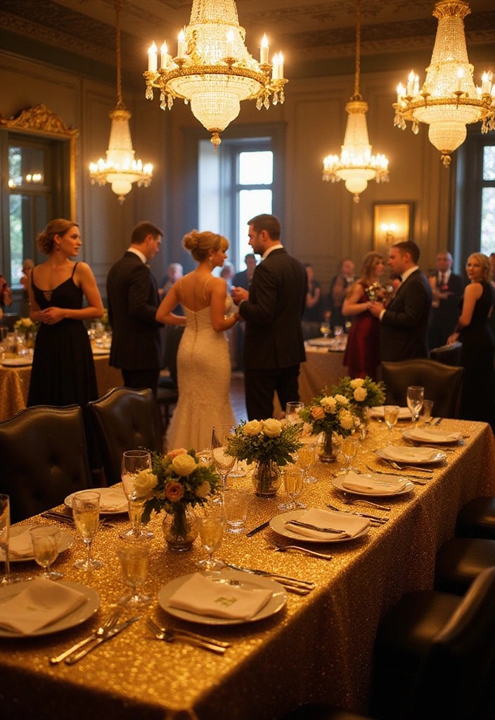 21 Enchanting Vintage Wedding Themes That Will Leave Your Guests Breathless (You Won't Believe #14!) - 3. Vintage Glamour of the Roaring Twenties