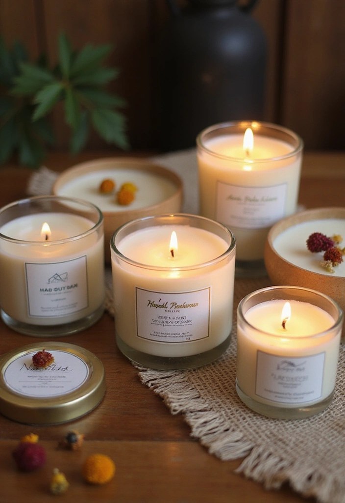 21 Handmade Gift Ideas That Will Leave Your Friends Speechless (Wait Until You See #10!) - 11. Hand-Poured Natural Candles