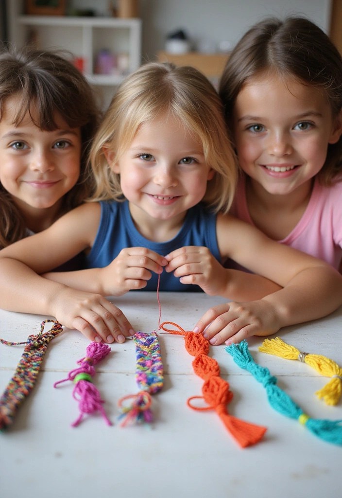 25 Mind-Blowing Kids' Art Projects You Can Do with Just Household Items! - 14. DIY Friendship Bracelets