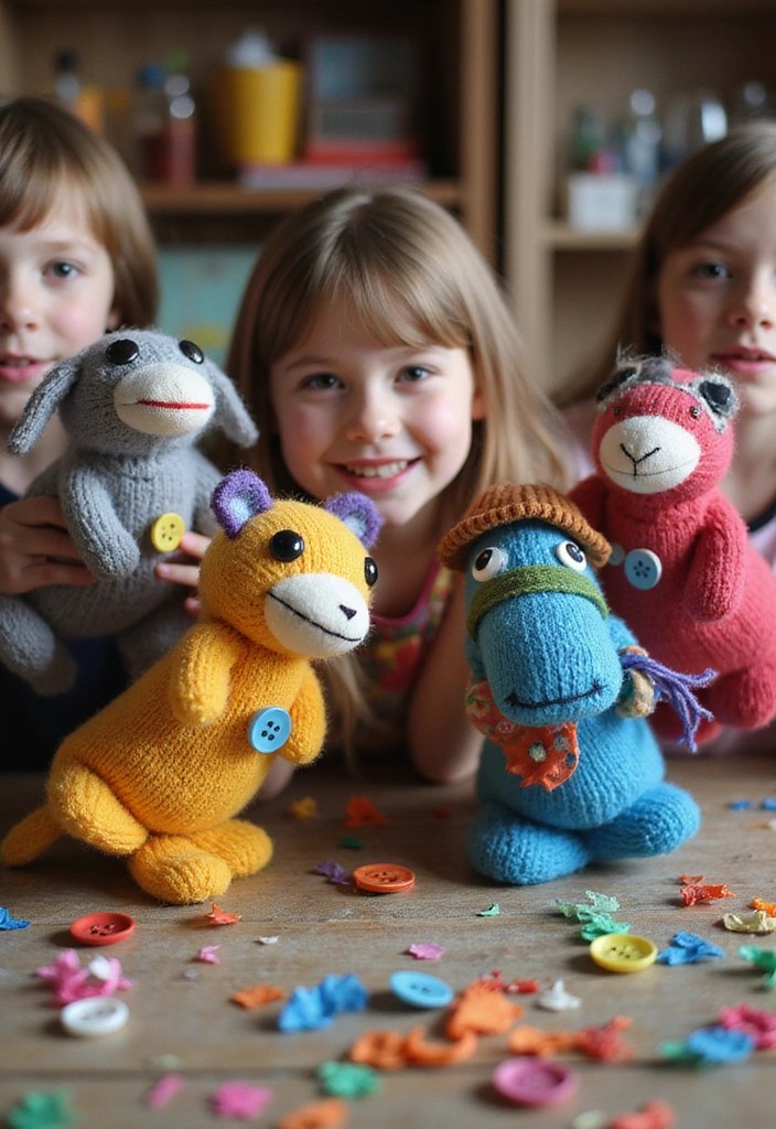 25 Mind-Blowing Kids' Art Projects You Can Do with Just Household Items! - 16. Sock Puppets