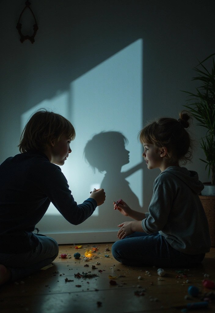 25 Mind-Blowing Kids' Art Projects You Can Do with Just Household Items! - 22. Shadow Art