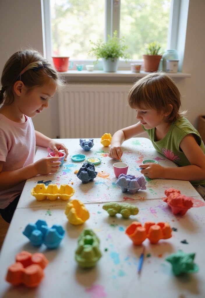 25 Mind-Blowing Kids' Art Projects You Can Do with Just Household Items! - 8. Egg Carton Critters