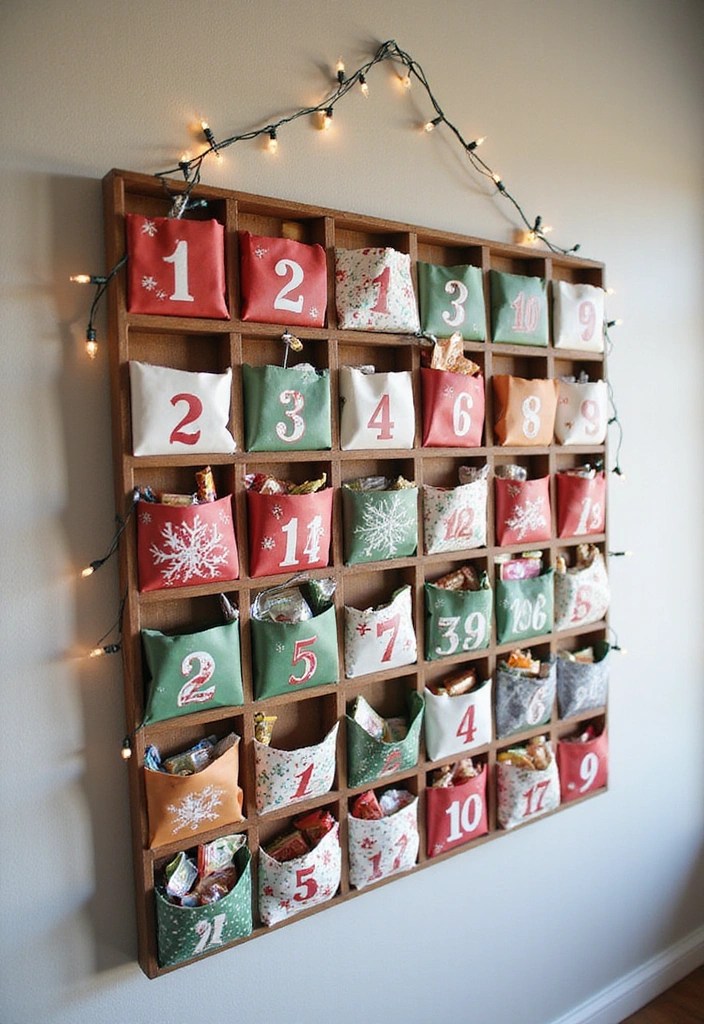 25 Stunning DIY Holiday Decorations to Transform Your Space (You Won't Believe #18!) - 10. DIY Advent Calendar