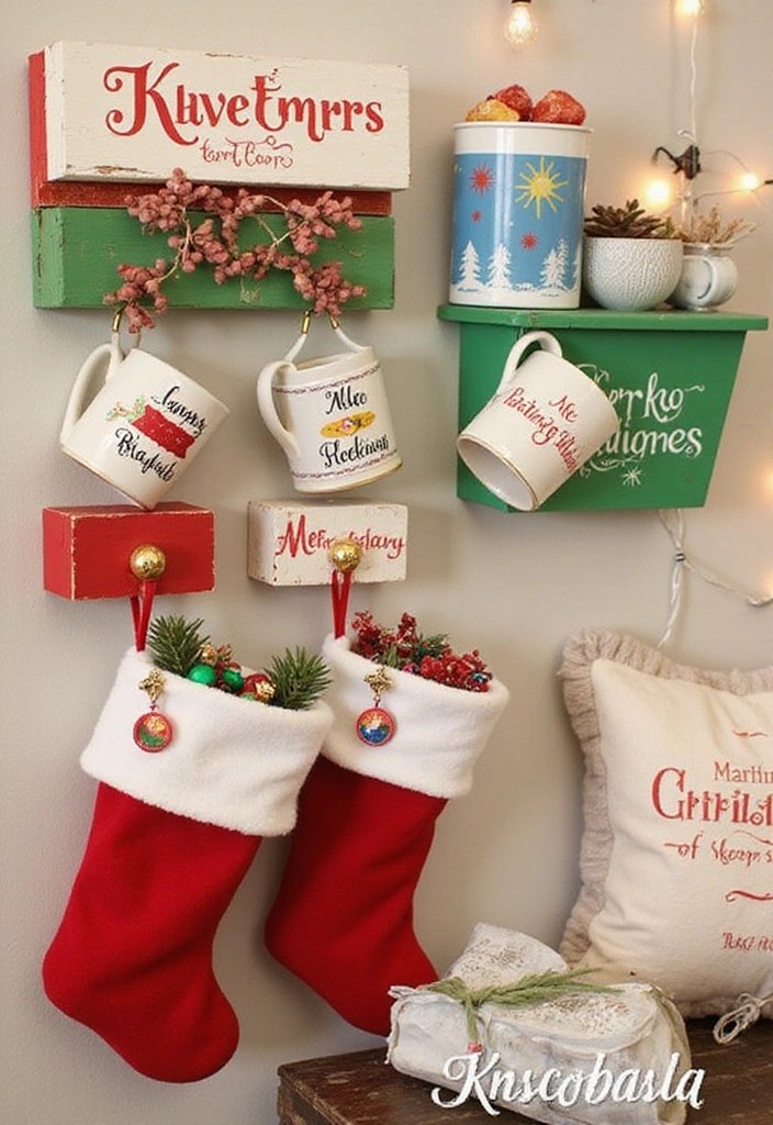 25 Stunning DIY Holiday Decorations to Transform Your Space (You Won't Believe #18!) - 7. Christmas Stocking Holders