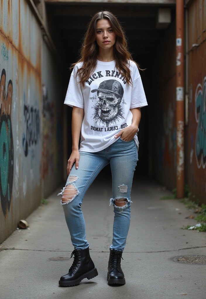 25 Stunning Street Style Photography Ideas That'll Make You Want to Hit the Streets! - 7. Edgy Streetwear