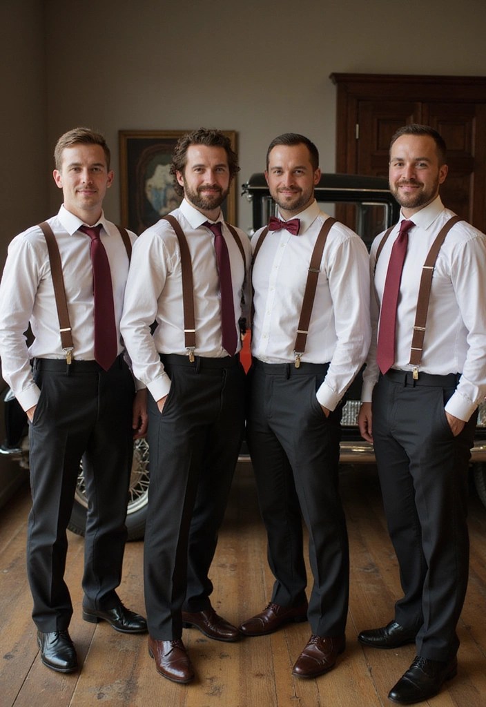 Unlock the Secrets: The Ultimate Groomsmen Style Guide You Never Knew You Needed! - 12. Vintage Vibes: Retro Groomsmen Styles